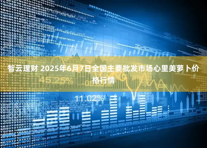 智云理财 2025年6月7日全国主要批发市场心里美萝卜价格行情